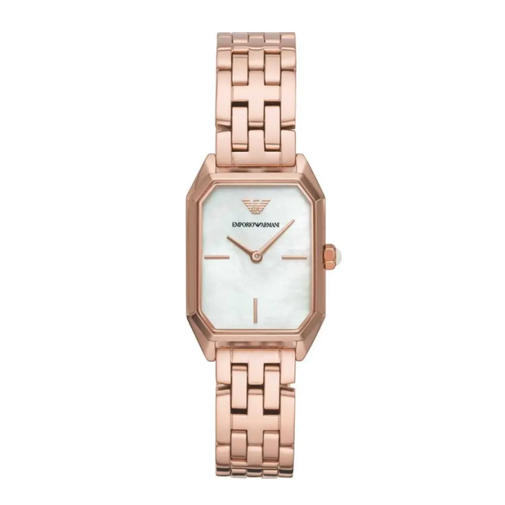 Armani Rose Gold Steel Watch
