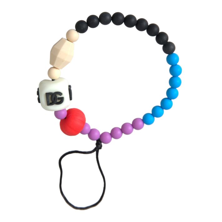 Multicolor Beaded DG Charm Fashion Bracelet