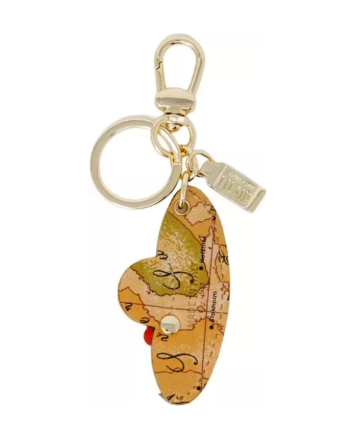 Alviero Martini Prima Classe Beige Polyester Keychain