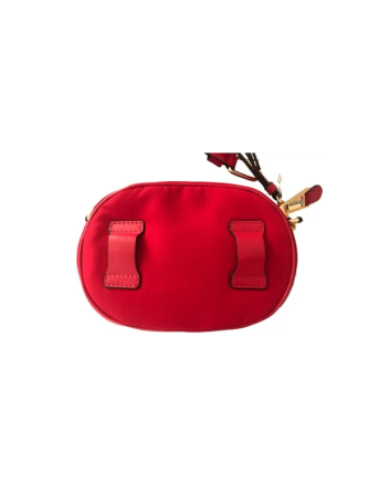 Moschino Couture Chic Embroidered Nylon Belt Bag in Pink
