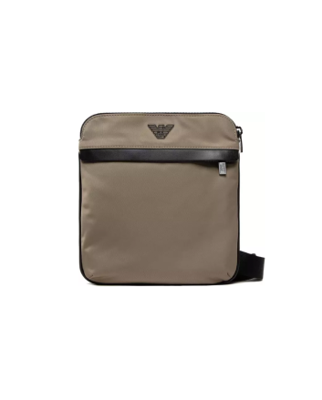Emporio Armani Beige Nylon Messenger Bag