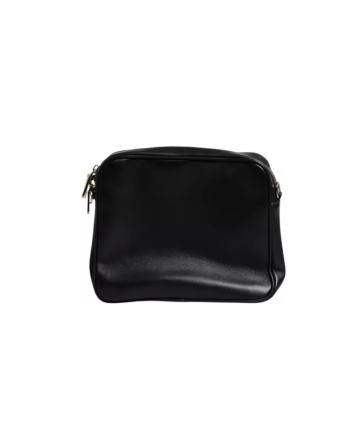 Dolce & Gabbana Black Calfskin Leather Gothic Messenger Bag