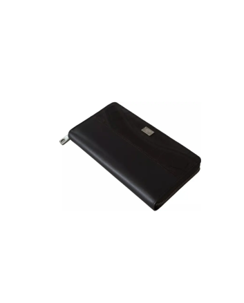 Dolce & Gabbana Brown Exotic Leather Zip Around Continental Clutch Wallet
