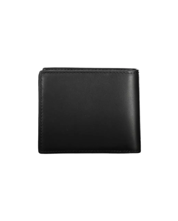 Tommy Hilfiger Elegant Black Leather Bifold Men's Wallet