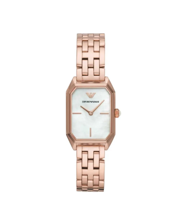 Armani Rose Gold Steel Watch