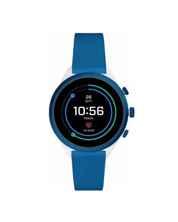 Fossil Blue Silicone Watch