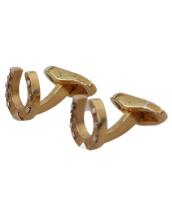 Elegant Gold Plated Brass Cufflinks